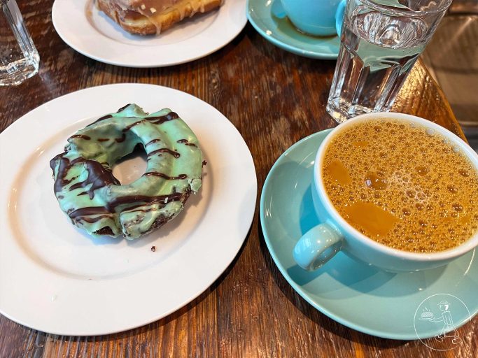 49th Parallel-Peppermint Chocolate Old Fashioned Doughnut