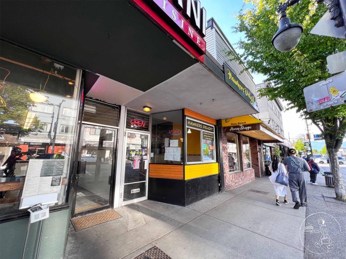 Hawkers Delight Deli - Front Door